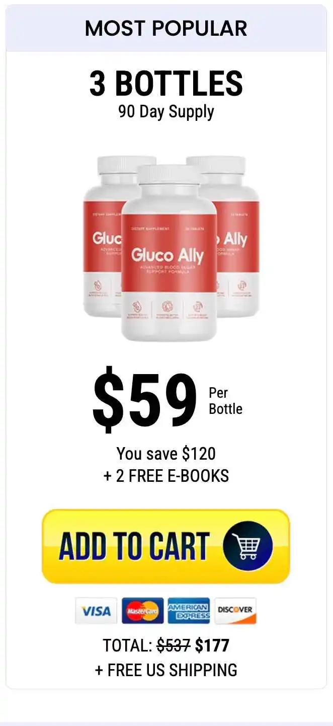 Gluco Ally 3 Bottle